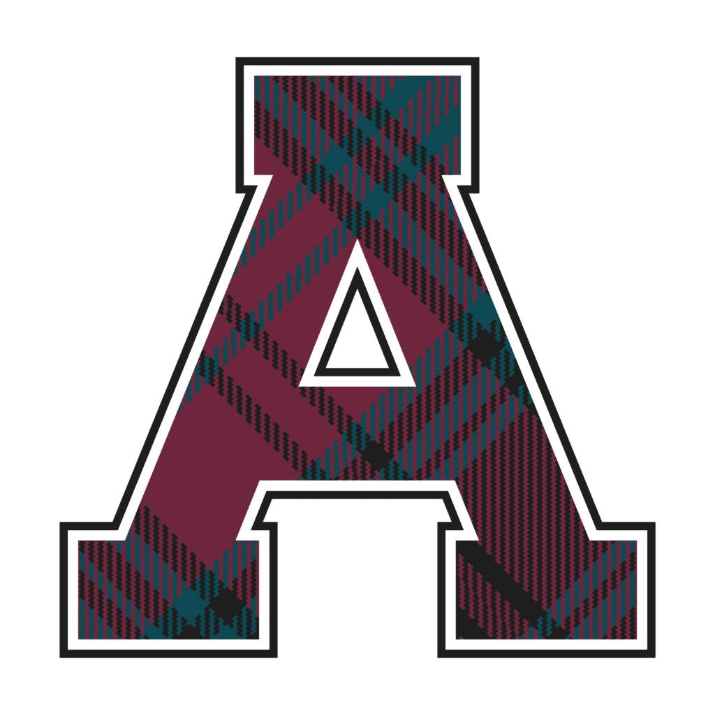 Alma College Digital Sticker - Block A Tartan